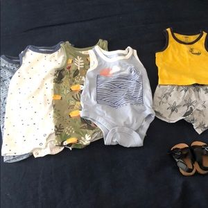 0-3 months summer tank lot
